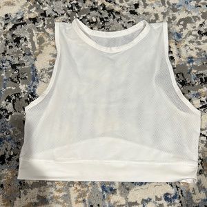 Medium mesh Nike crop top